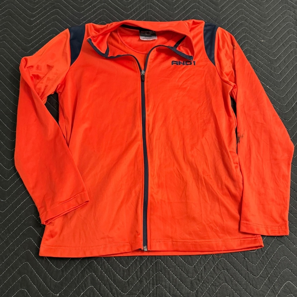 And1 Athletic Light Warm Up Basketball/Track Jacket Men's‎ Full Zip Small
